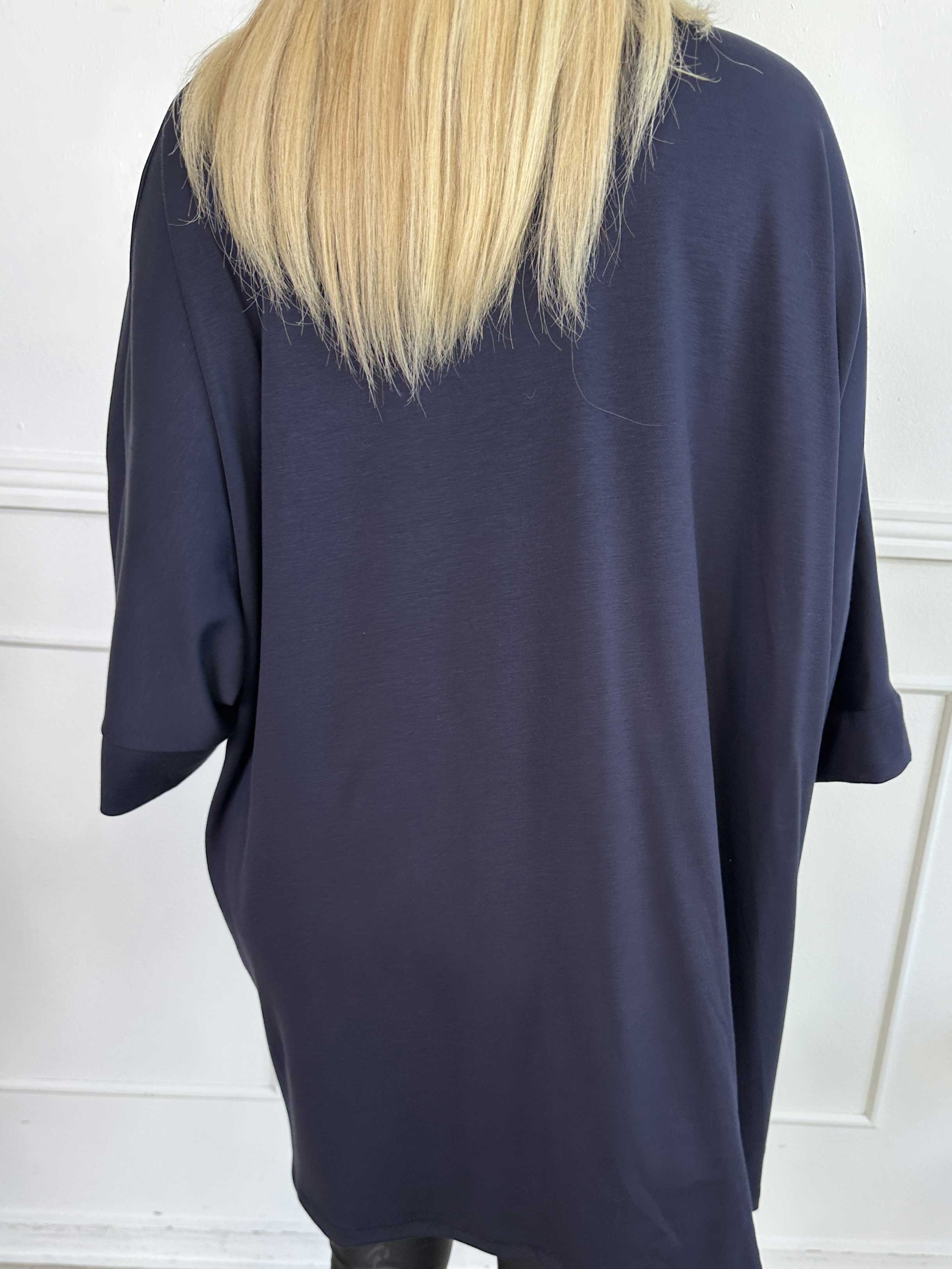 Annah Cardigan - Oversized blød cardigan med lommer